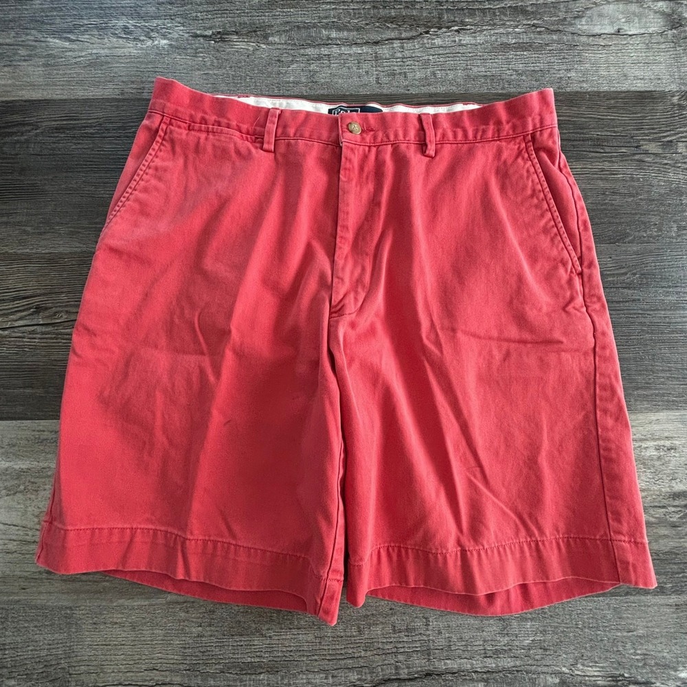 Vintage 90s Y2K Polo by‎ Ralph Lauren Salmon Prospect Mens 36 Chino Shorts